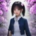 禁忌3角色沈凌的视觉设计细节图，展示其服装中隐藏的符号元素