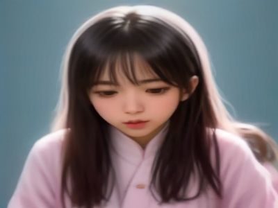 禁忌3角色研究专员陈晓的照片，在书架前微笑的年轻女性，背景为大量专业书籍